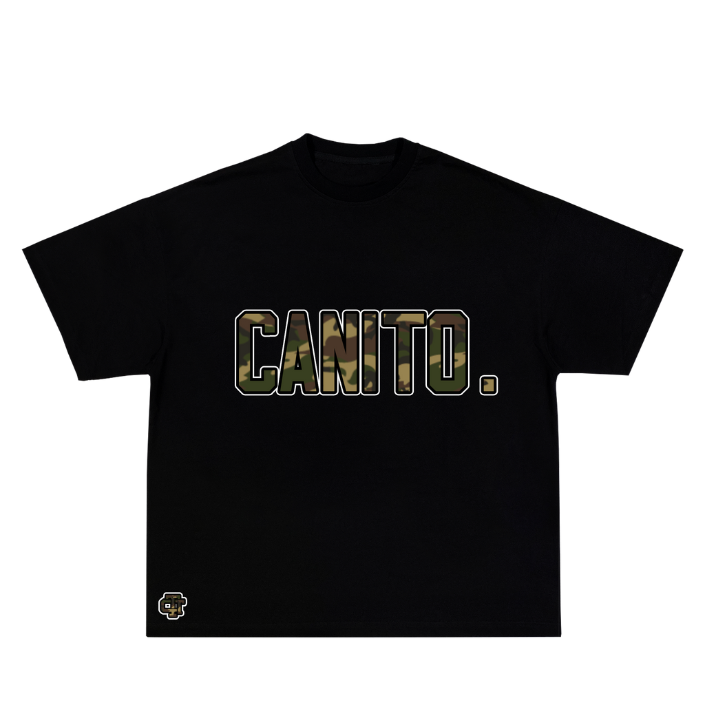 "CANITO" Black Tee